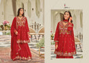 Eba Lifestyle Lashkara Heavy Designer Chinon Embroidered Work Salwar Suit