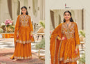 Eba Lifestyle Lashkara Heavy Designer Chinon Embroidered Work Salwar Suit