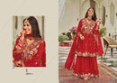 Eba Lifestyle Lashkara Heavy Designer Chinon Embroidered Work Salwar Suit