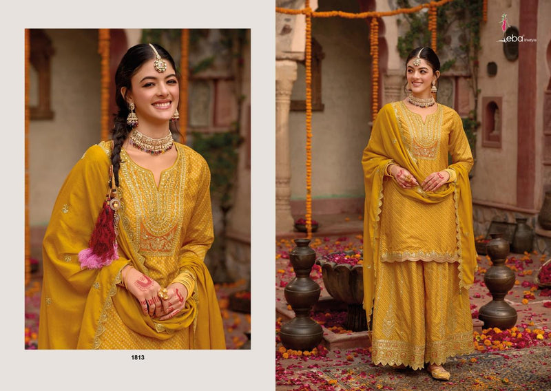 Eba Lifestyle Rashmika Chinon Digital Print Designer Wear Salwar Suit