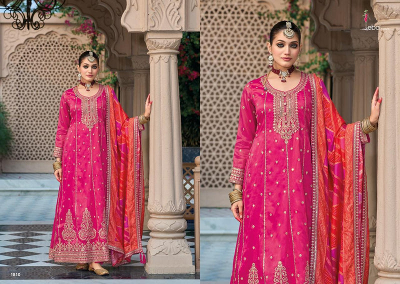 Eba Lifestyle Shringar Heavy Simar Embroidered Work Designer Wear Suit