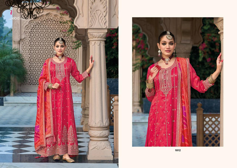 Eba Lifestyle Shringar Heavy Simar Embroidered Work Designer Wear Suit