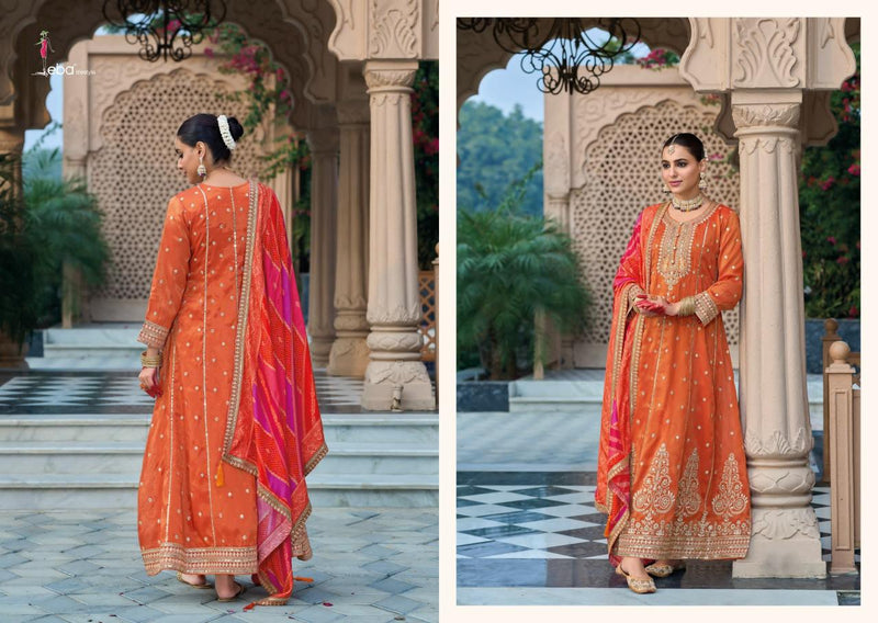 Eba Lifestyle Shringar Heavy Simar Embroidered Work Designer Wear Suit