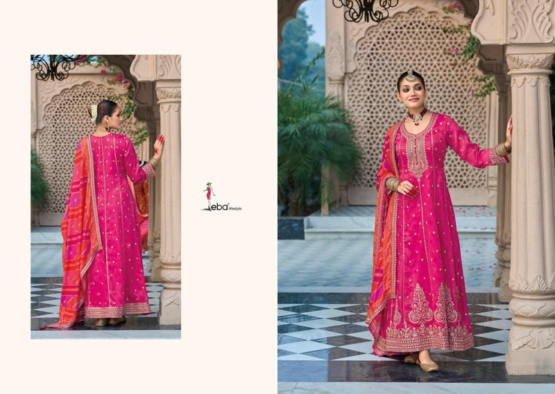 Eba Lifestyle Shringar Heavy Simar Embroidered Work Designer Wear Suit