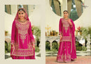 Eba Lifestyle Suhani Fancy Chinon Embroidered Work Designer Sharara Suit