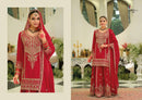 Eba Lifestyle Suhani Fancy Chinon Embroidered Work Designer Sharara Suit
