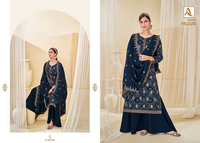 Alok Suits Falguni Rayon Foil & Bandhani Print With Fancy Embroidery Work Suits