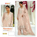 Fepic Rosemeen C 1972 Organza Embroidered Handwork Pakistani Suit