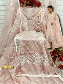 Fepic Rosemeen C 1972 Organza Embroidered Handwork Pakistani Suit