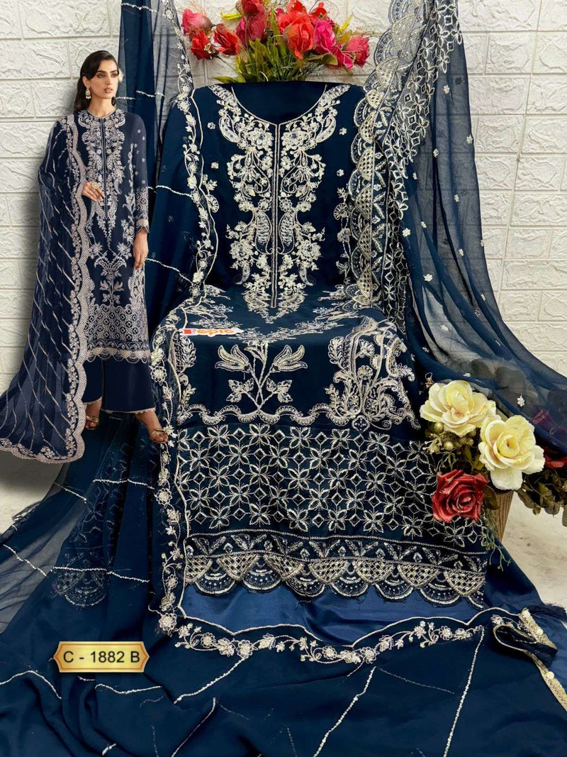 Fepic Suits C 1882 Georgette Embroidered Designer Wear Pakistani Suit