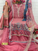 Fepic Suits Rosemeen C 1973 Organza Embroidered Pakistani Salwar Suit