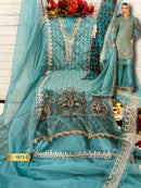 Fepic Suits Rosemeen C 1973 Organza Embroidered Pakistani Salwar Suit
