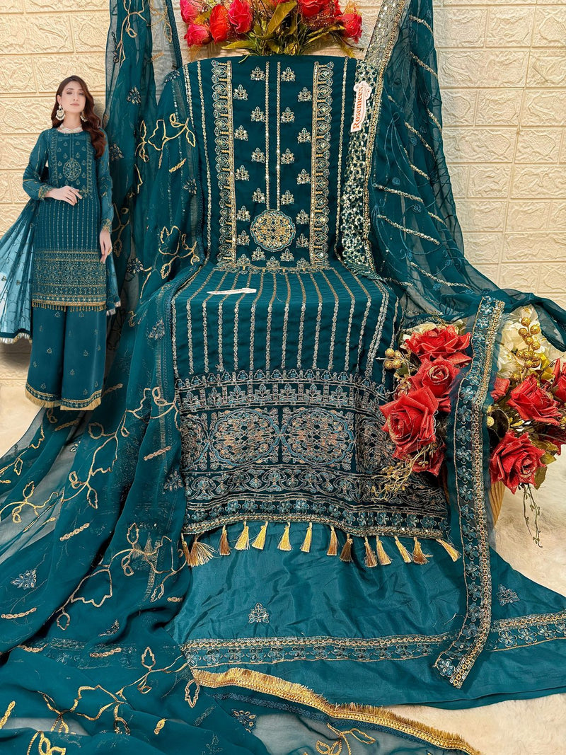 Fepic Suits C 1714 Georgette Embroidered Work Pakistani Salwar Kameez