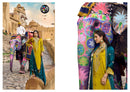 Fourdots Elegance Makhmali Velvet Khatli Work Embroidered Salwar Kameez