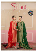 Fourdots Silas Viscose Silk Jacquard Work Salwar Kameez