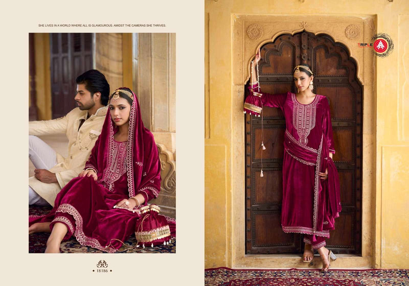 Fourdots Zanaar Pure Viscose Khalti Work Salwar Kameez