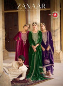 Fourdots Zanaar Pure Viscose Khalti Work Salwar Kameez
