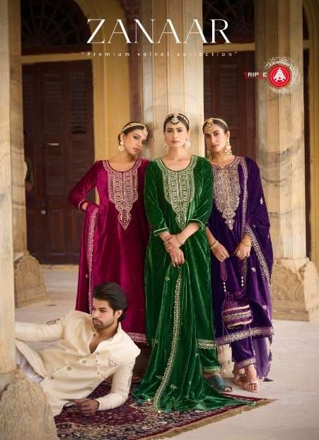 Fourdots Zanaar Pure Viscose Khalti Work Salwar Kameez