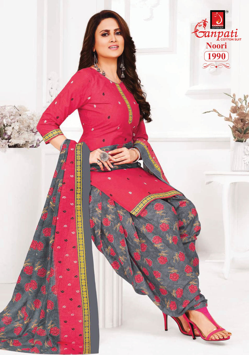 Ganpati Noori Patiyala Vol 8 Cotton Printed Designer Salwar Suit Collection