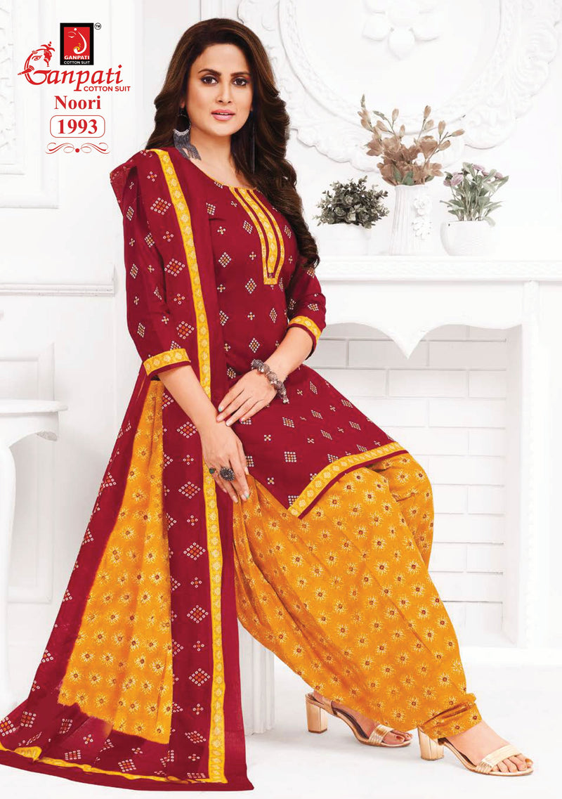 Ganpati Noori Patiyala Vol 8 Cotton Printed Designer Salwar Suit Collection