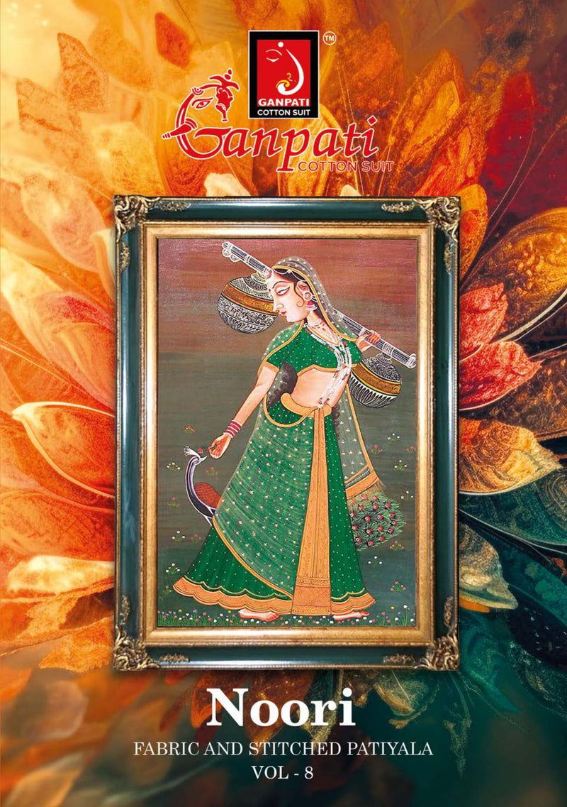 Ganpati Noori Patiyala Vol 8 Cotton Printed Designer Salwar Suit Collection