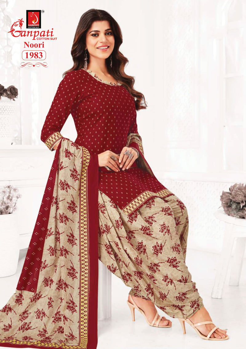 Ganpati Noori Patiyala Vol 8 Cotton Printed Designer Salwar Suit Collection