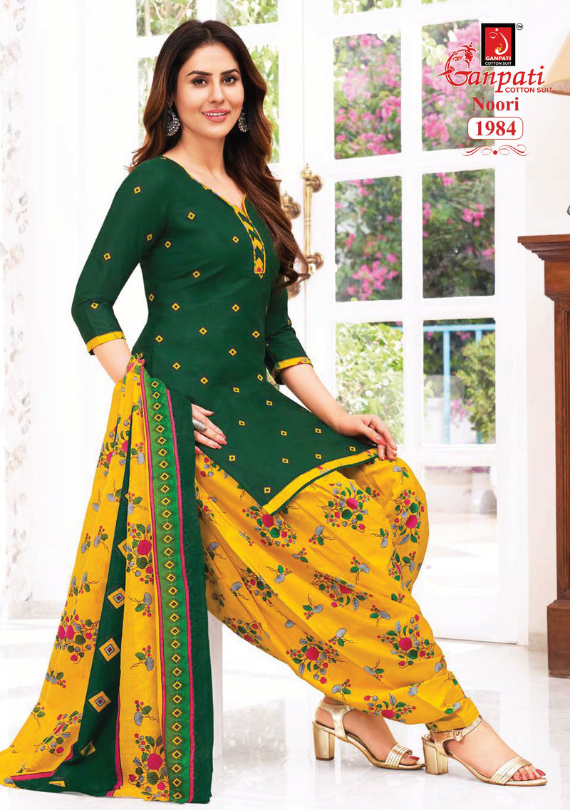 Ganpati Noori Patiyala Vol 8 Cotton Printed Designer Salwar Suit Collection