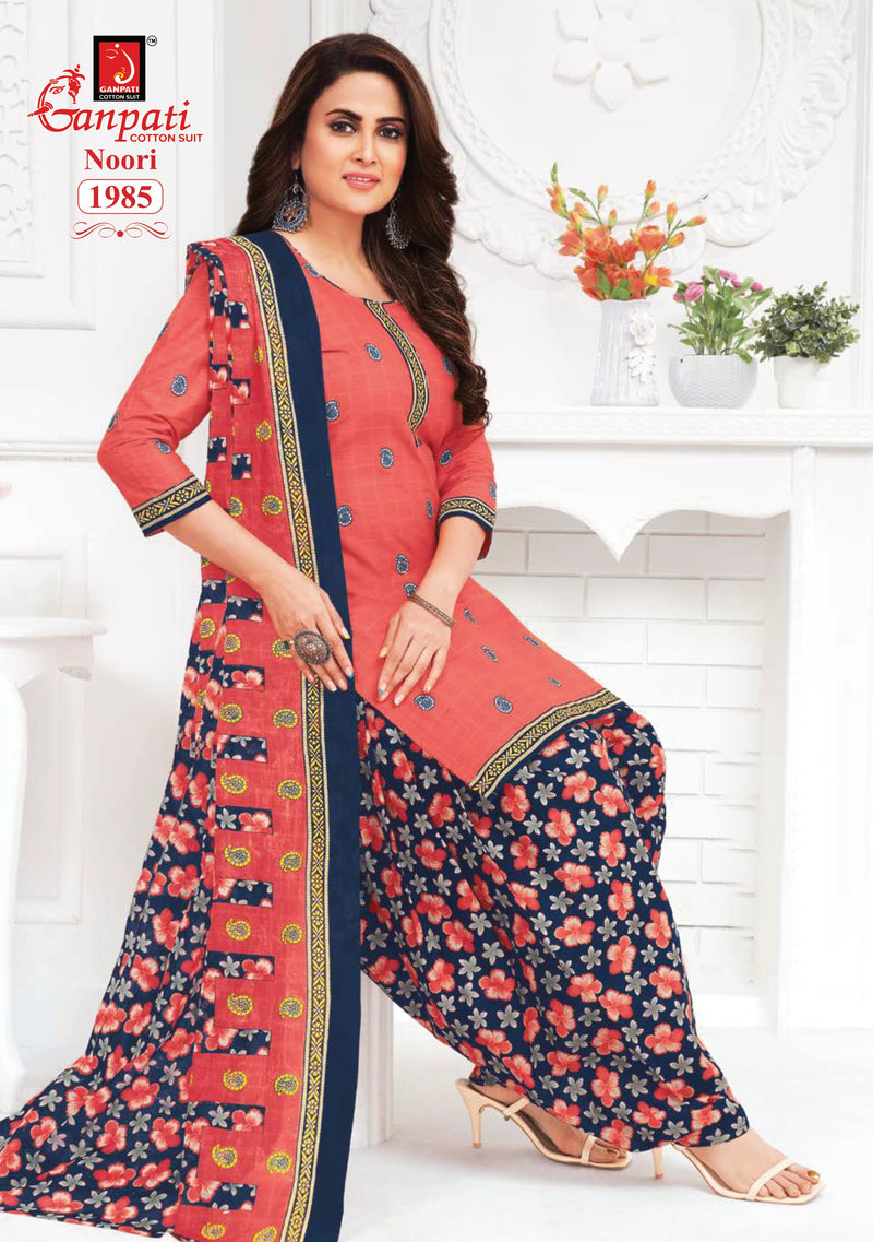 Ganpati Noori Patiyala Vol 8 Cotton Printed Designer Salwar Suit Collection