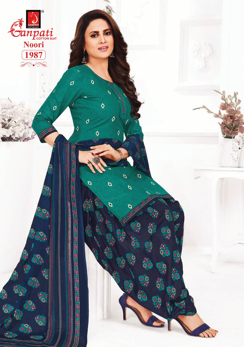 Ganpati Noori Patiyala Vol 8 Cotton Printed Designer Salwar Suit Collection