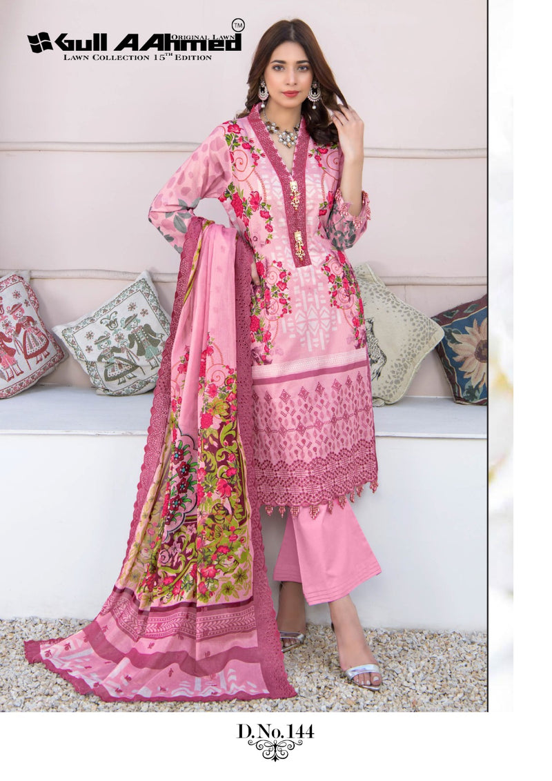 Gull Aahmed Vol 15 Printed Lawn Cotton Salwar Suits