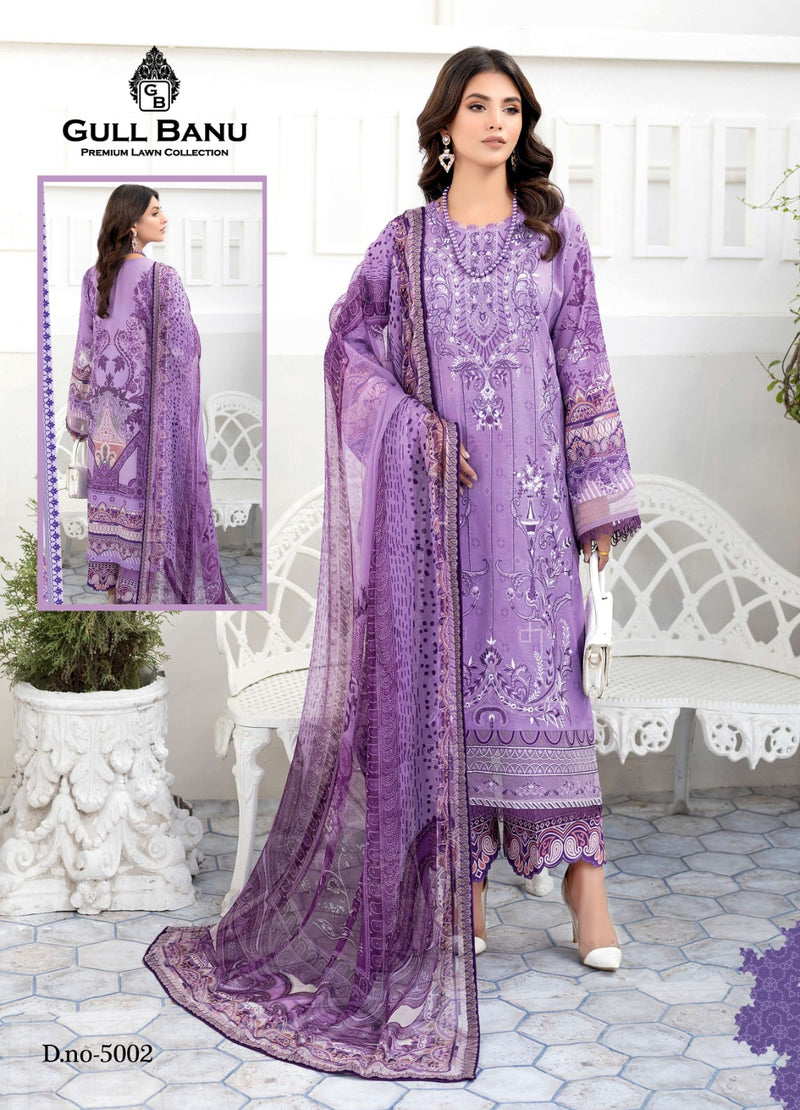 Gull Aahmed Gull Banu Vol 5 Pure Lawn Cotton Suits