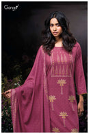 Ganga Fashion Bailyn 3906 Pure Pashmina Handwork Salwar Suit