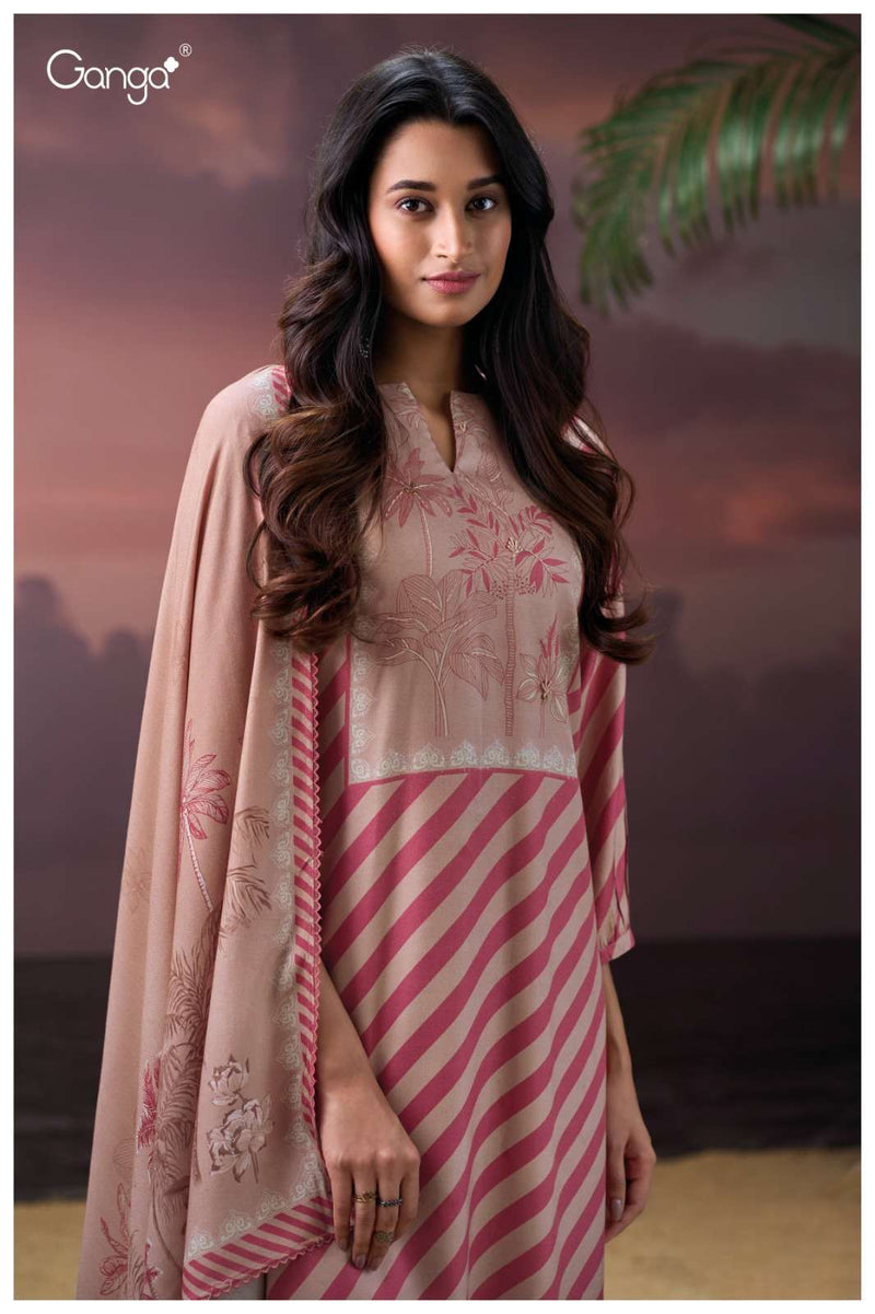 Ganga Fashion Fritzi 3896 Premium Pashmina Handwork Salwar Suit