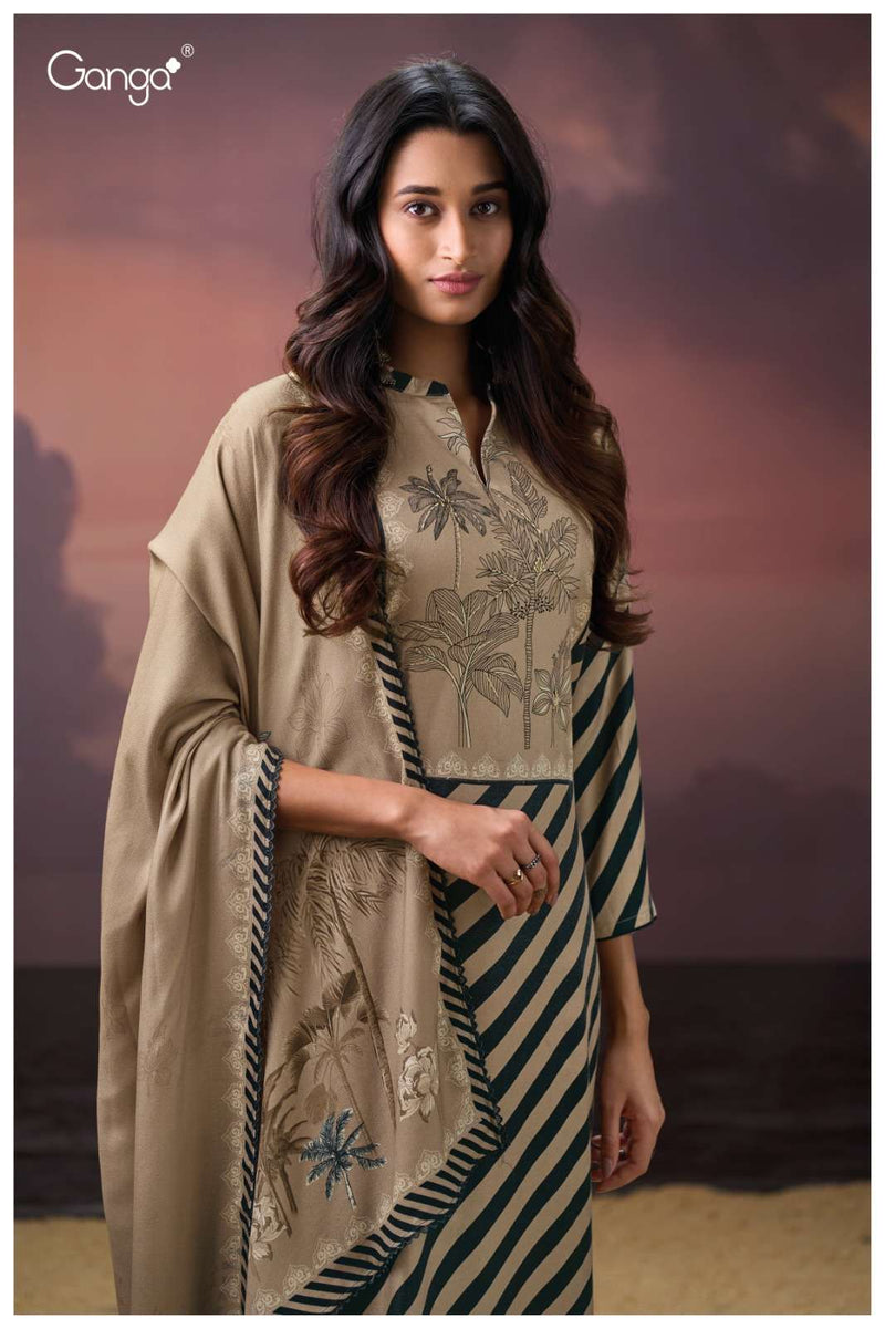 Ganga Fashion Fritzi 3896 Premium Pashmina Handwork Salwar Suit