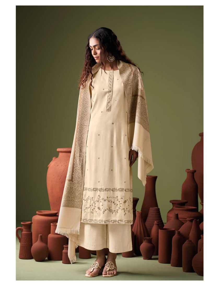 Ganga Fashion Nosem Premium Pashmina Embroidered Work Salwar Suit