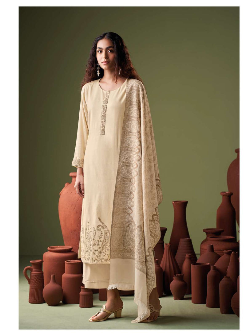Ganga Fashion Nosem Premium Pashmina Embroidered Work Salwar Suit