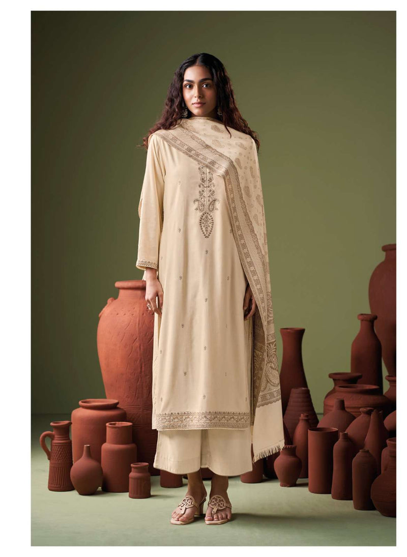 Ganga Fashion Nosem Premium Pashmina Embroidered Work Salwar Suit