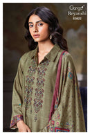 Ganga Fashion Reyanshi 3822 Pashmina Handwork Designer Work Winter Suit