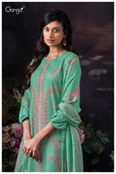 Ganga Fashion Rimsha 3848 Pure Pashmina Embroidered Work Salwar Suit