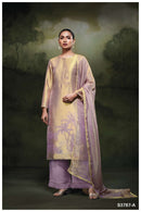 Ganga Fashion Rizvi 3787 Pure Bemberg Silk Jacquard Embroidered Handwork Salwar Suit