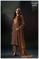 Ganga Fashion Ulyssa 4008 Woolen Pashmina Handwork Salwar Suit