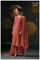 Ganga Fashion Vritali 3983 Pure Wool Pashmina Embroidered Work Winter Suit