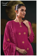 Ganga Fashion Vritali 3983 Pure Wool Pashmina Embroidered Work Winter Suit