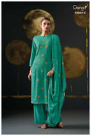 Ganga Fashion Vritali 3983 Pure Wool Pashmina Embroidered Work Winter Suit