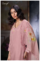 Ganga Fashion Zerrin 3675 Premium Organza Silk Embroidered Handwork Salwar Suit