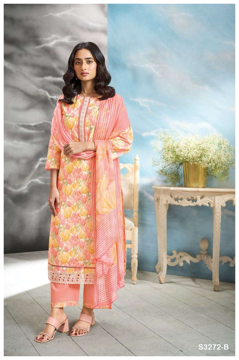 Ganga Greta 3272 Cotton Embroidered Fancy Designer Salwar Suit