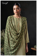 Ganga Suits Nirelle 3878 Pure Wool Pashmina Embroidered Schiffli Work Salwar Suit