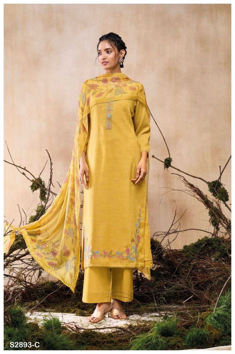 Ganga Umbi 2893 Premium Woven Cotton Designer Salwar Kameez