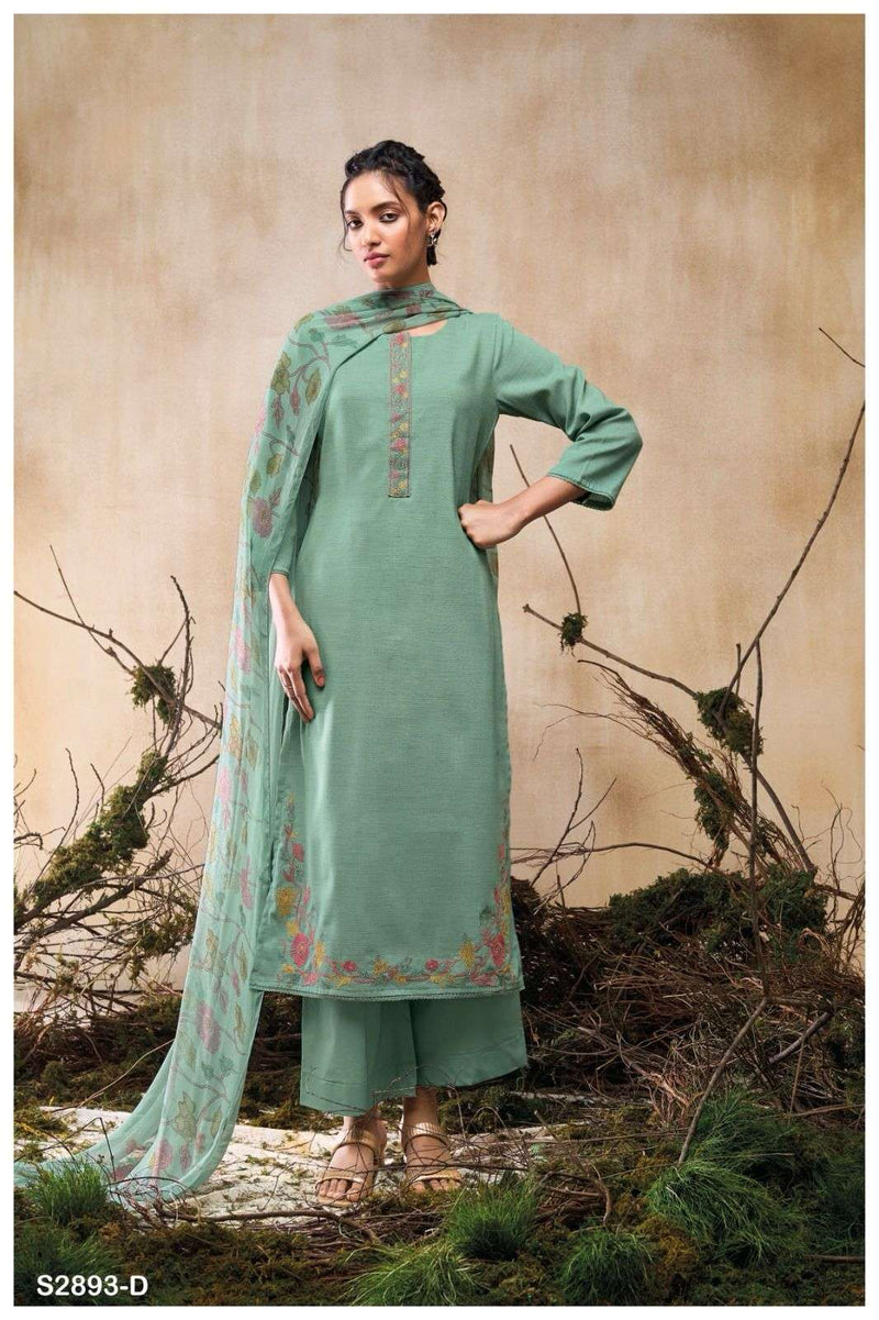 Ganga Umbi 2893 Premium Woven Cotton Designer Salwar Kameez