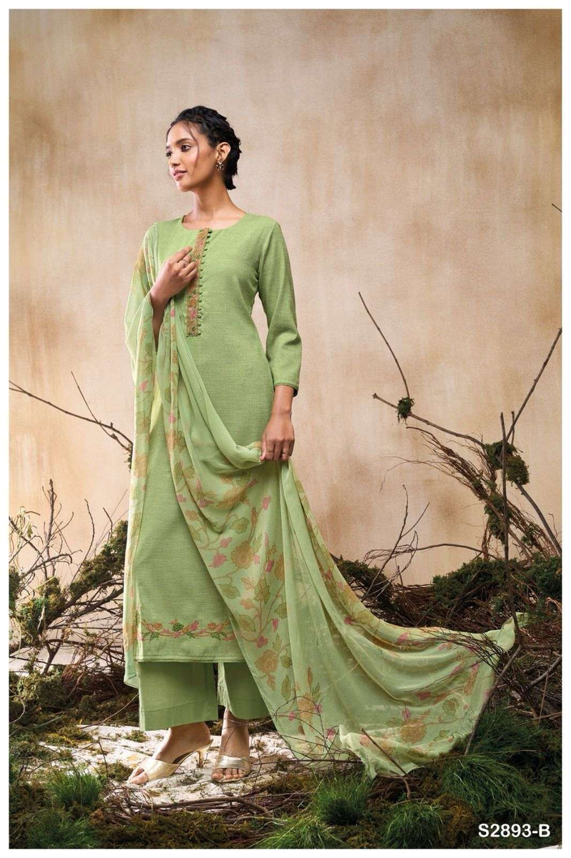 Ganga Umbi 2893 Premium Woven Cotton Designer Salwar Kameez